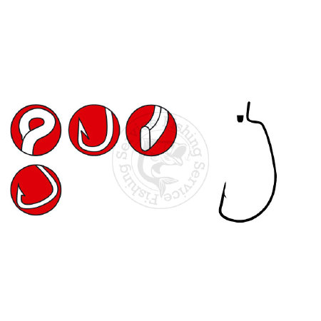 Крючок Gamakatsu Worm EWG with Silicon Stopper ― Fishing Service