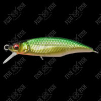Воблер Megabass GREAT HUNTING 45 FLAT SIDE (F) col. M LIME GOLD