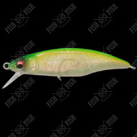 Воблер Megabass GREAT HUNTING 50 FLAT SIDE (F) col. GHOST PEARL LIME