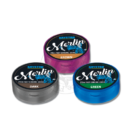 Поводковый материал KRYSTON Merlin Fast Sinking Supple Braid ― Fishing Service