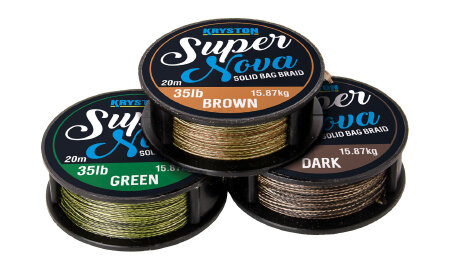 Поводковый материал KRYSTON Super Nova Solid Bag Supple Braid ― Fishing Service
